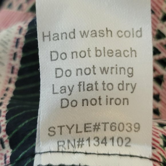 BJewel sleeveless peach & black stripe crop tank top zipper back sz: M Jr. - Picture 4 of 5